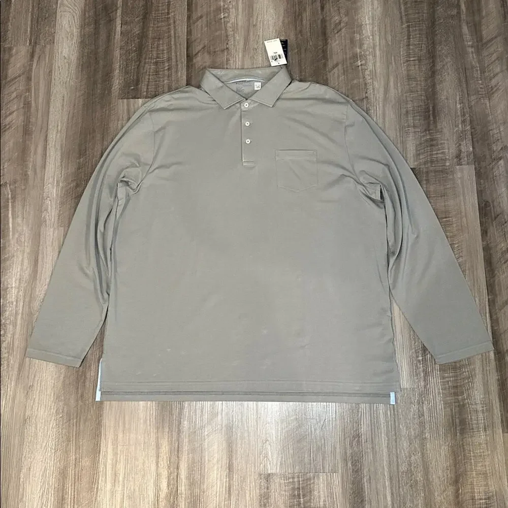 Polo Ralph Lauren Performance Classic Fit Long Sleeve Golf Polo - 2XL